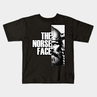 The Norse Face - Viking Warrior Face Kids T-Shirt